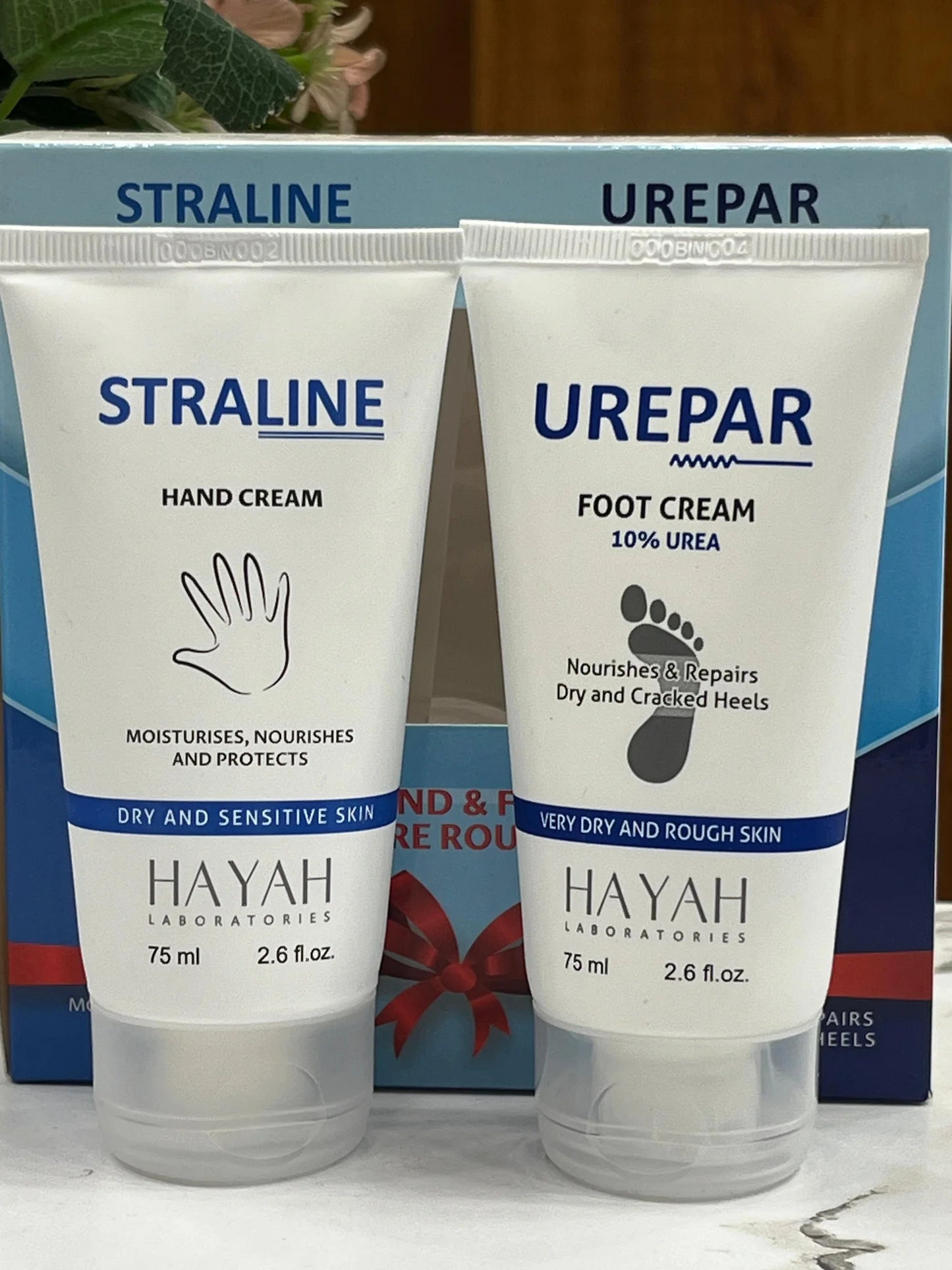 Straline and urepar hand and foot care routine khad