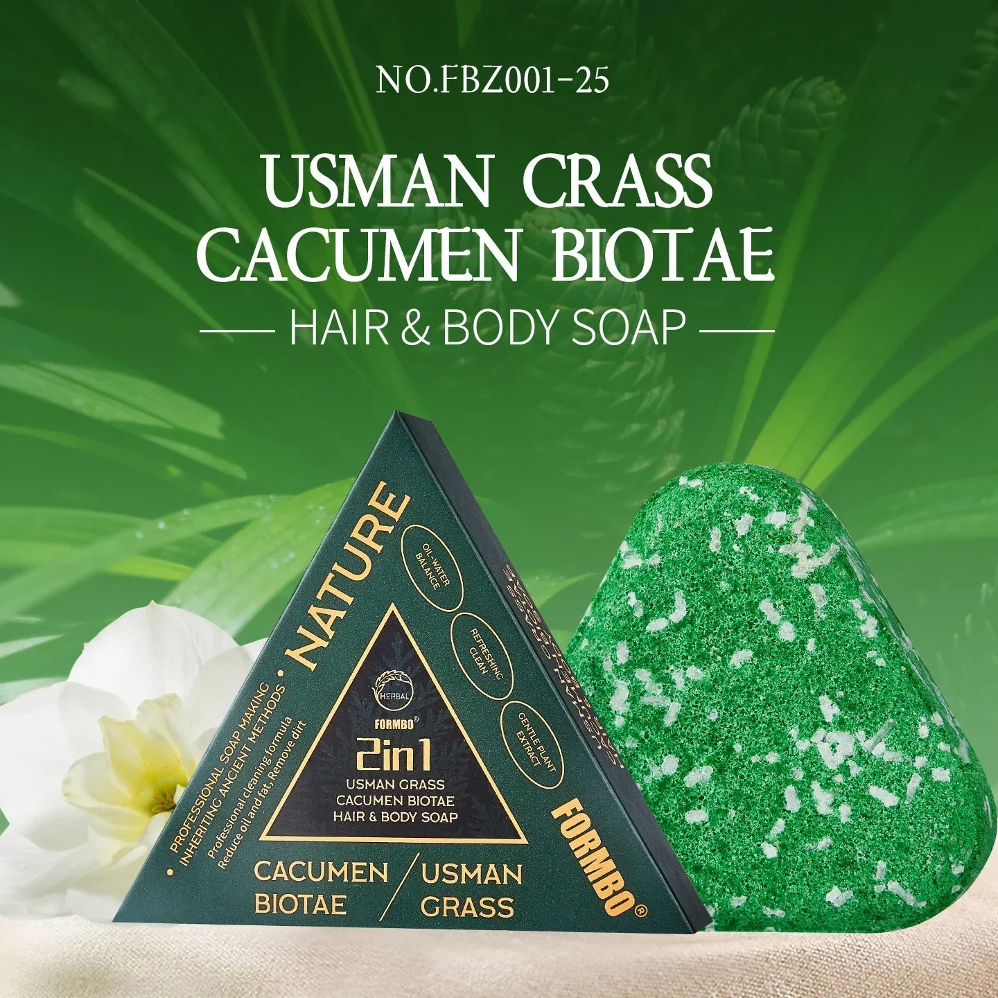 Usman grass cacumen biotae isatis indigotica soap khad