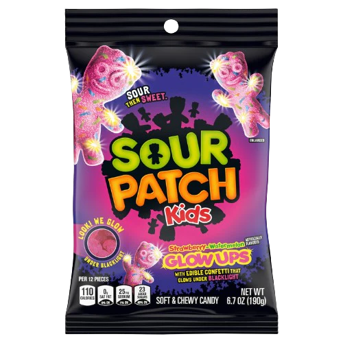 Sour Patch kids glow ups