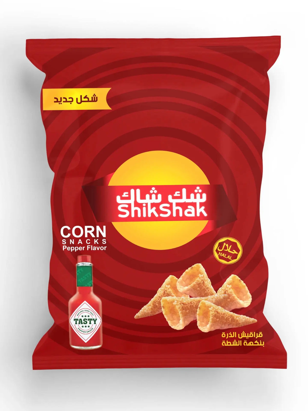 shikshak corn snacks pepper flavour
