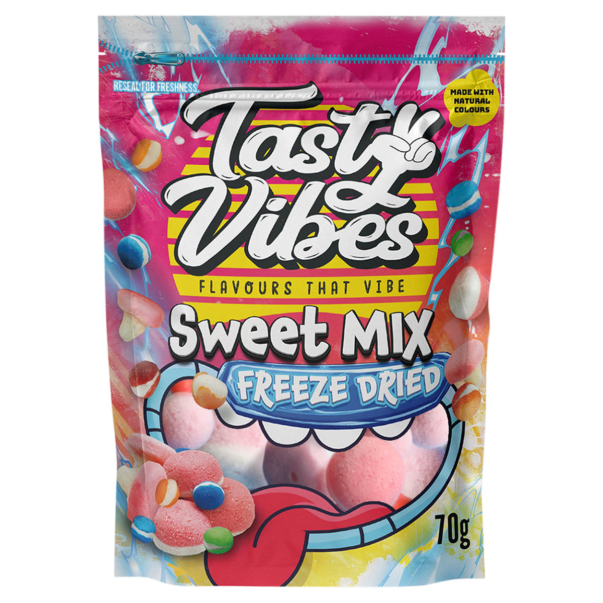 tasty vibes flovoure that vibe sweet mix freeze dried candy