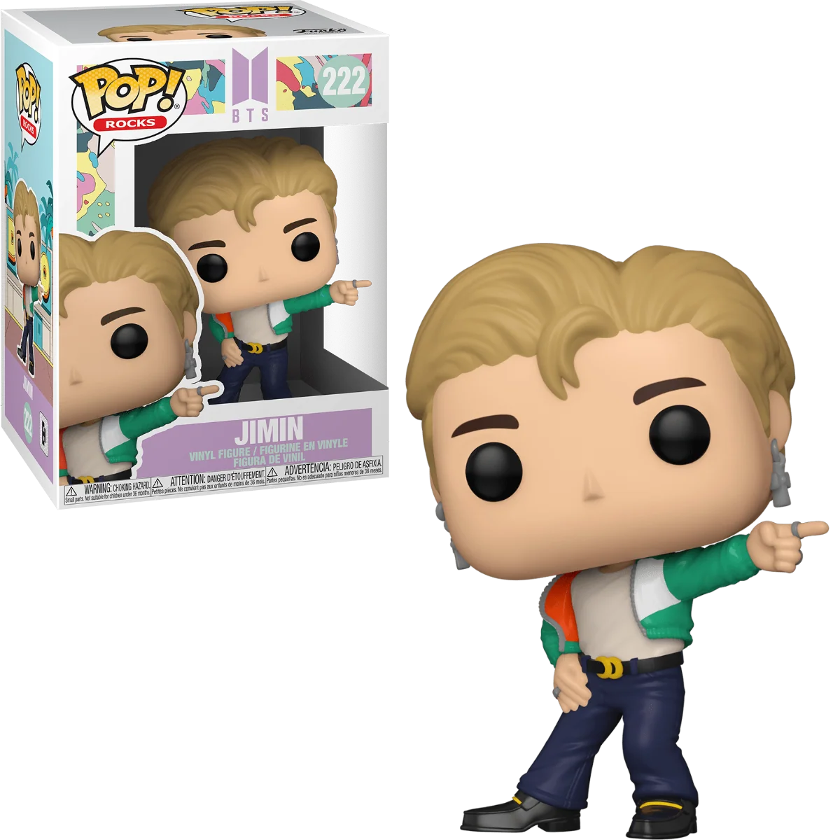 Rocks Pop! Vinyl Figure Jimin [BTS Dynamite] [222]