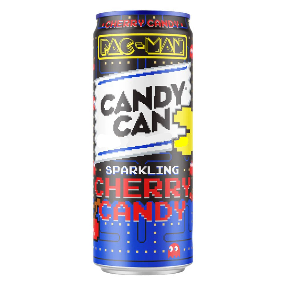 Candy Can Sparkling pac man cherry Zero Sugar - 330ml