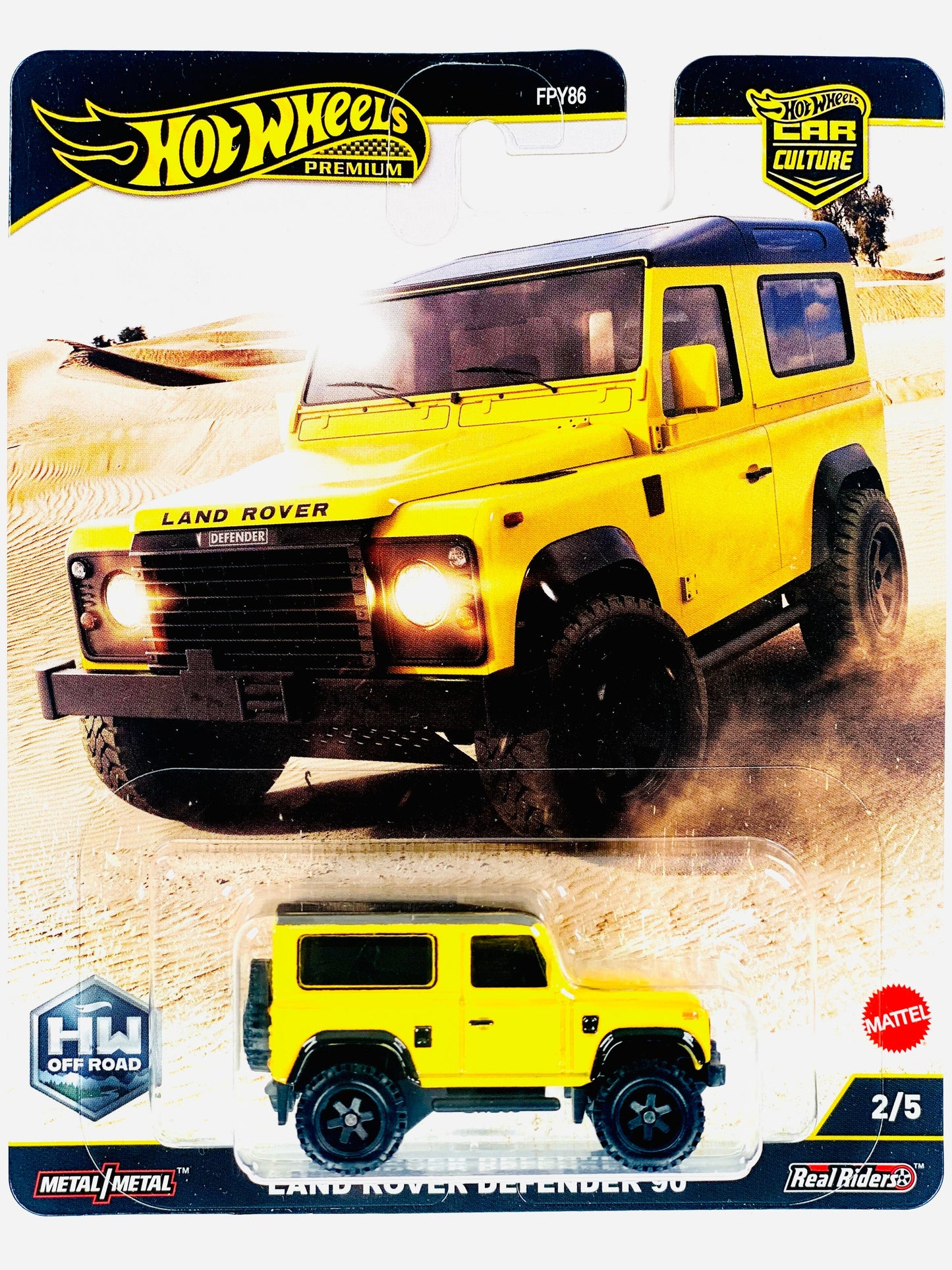 Hot Wheels 2025 Car Culture Off-Road Land Rover Defender 90
