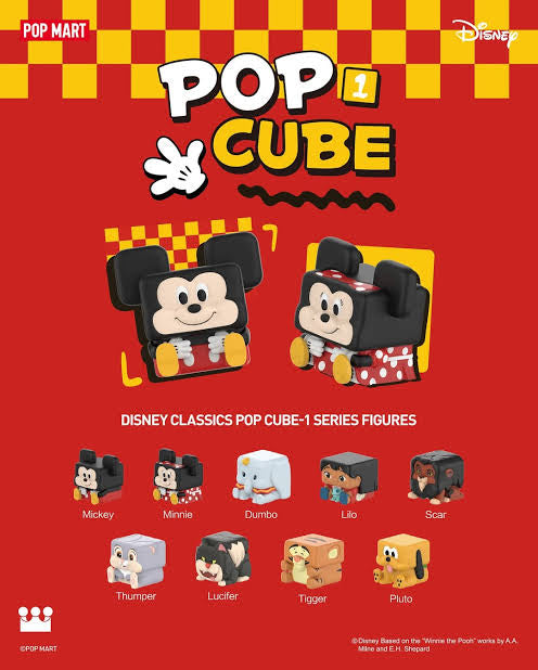 Pop mart disney classics pop cube 1 blind box
