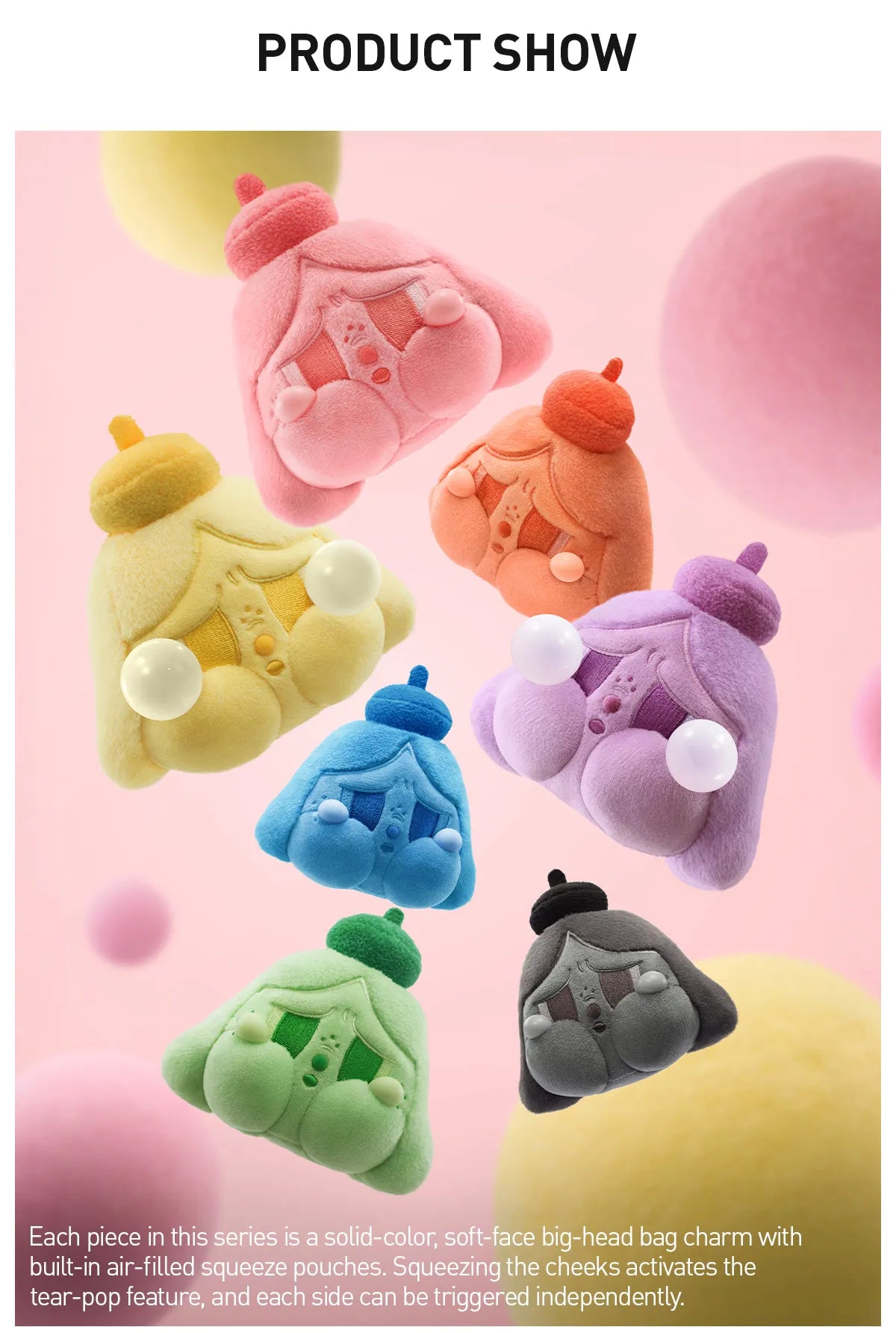 Pop mart cry baby tears launch project blind box