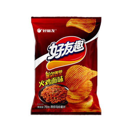 Orion sliced potato chips turkey noodle flavour