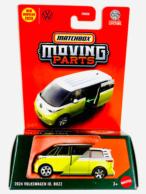 Matchbox 2025 Moving Parts Case H 2024 Volkswagen ID Buzz