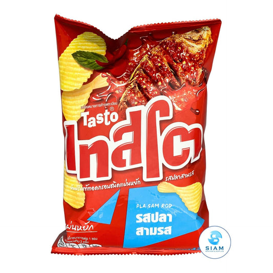 Tasto pla sam rod flavor potato chips