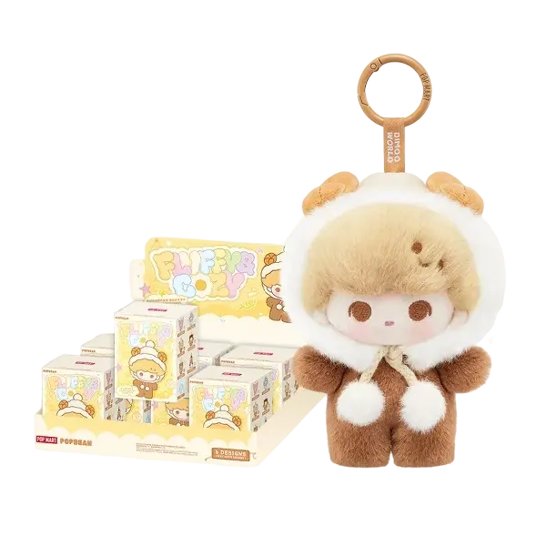 Pop Mart POP BEAN Fluffy & Cozy Series-Plush Pendant Blind Box