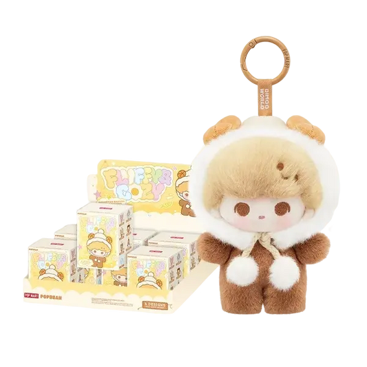 Pop Mart POP BEAN Fluffy & Cozy Series-Plush Pendant Blind Box