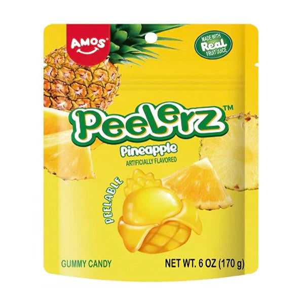 Peelerz - علكة أناناس قابلة للتقشير - 62 جم/كيس