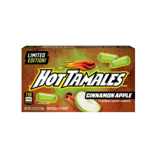 Hot Tamales Cinnamon Apple Theater Box 4.25 oz