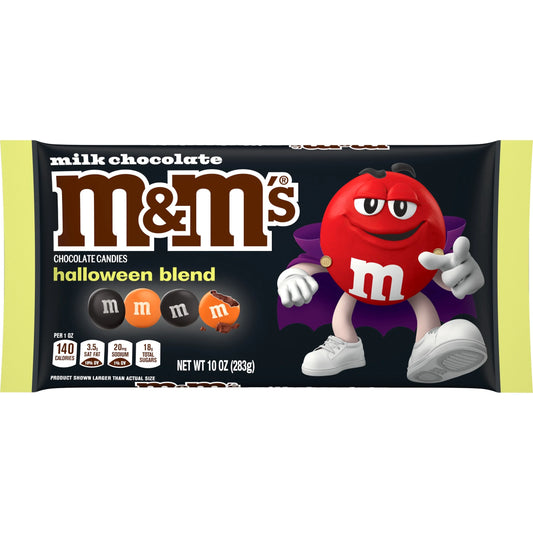 M&M Milk Chocolate Halloween Blend 10 oz. Bag