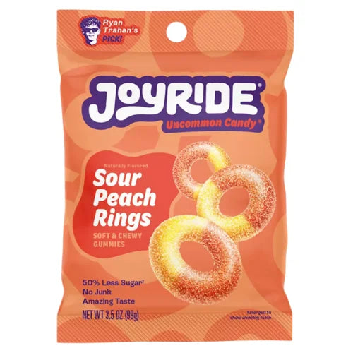 Joyride uncommon peach gummy rings