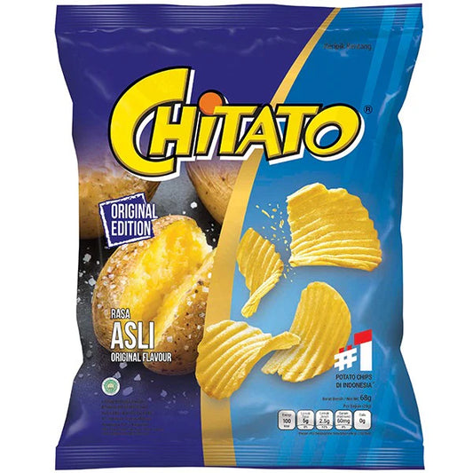 Chitato potato chips original salt رقائق بطاطس شيتاتو الأصلية بالملح