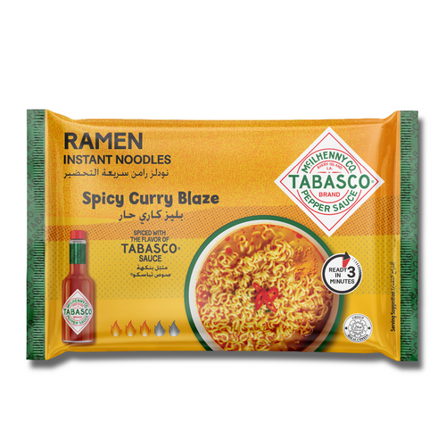 Tabasco ramen noodles curry blaze