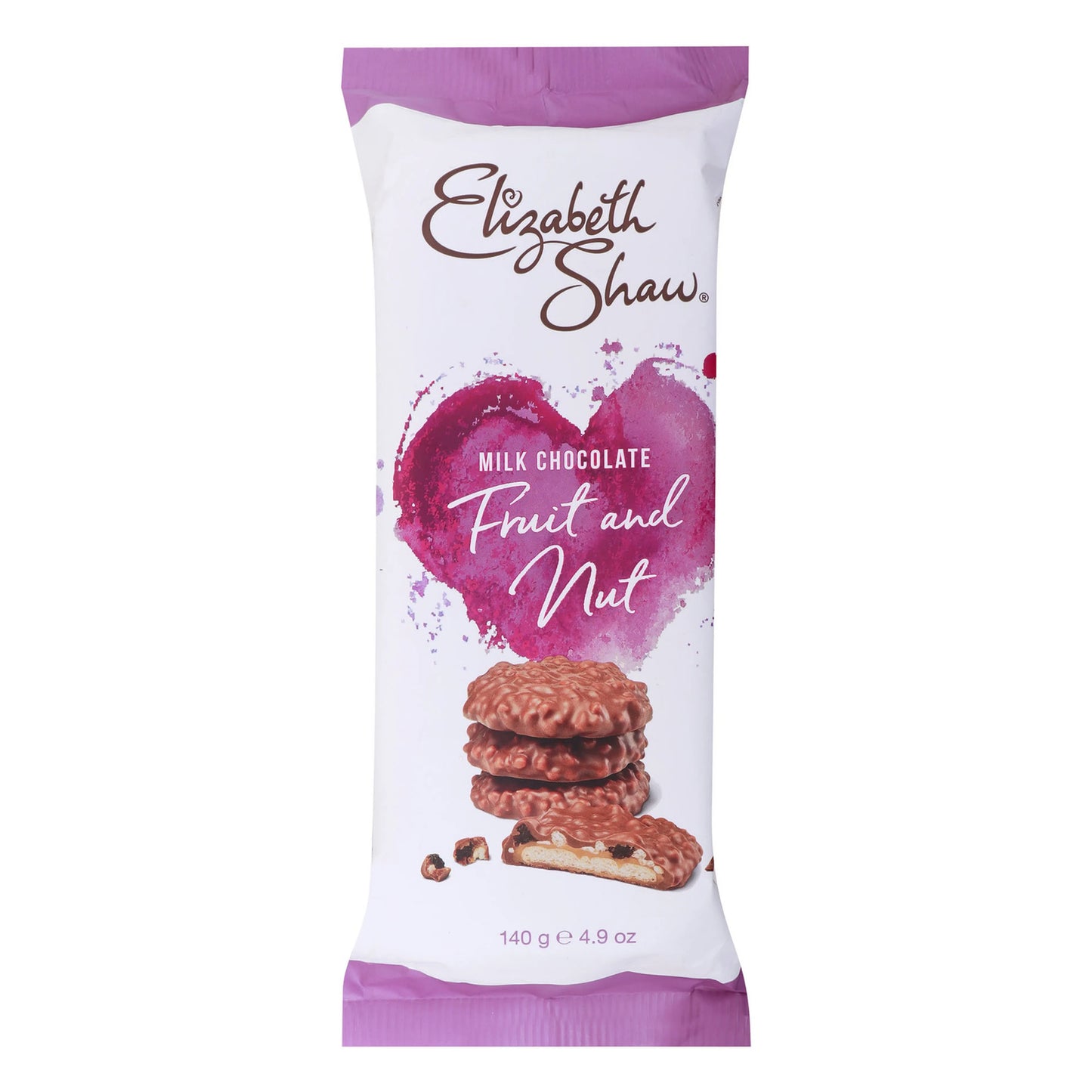 Elizabeth shaw milk chocolate fruit and nuts 140g