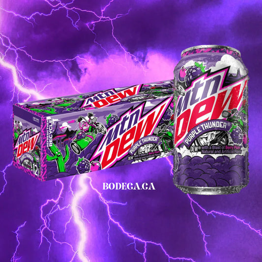 Mountain dew purple thunder ماونتن ديو الرعد الأرجواني