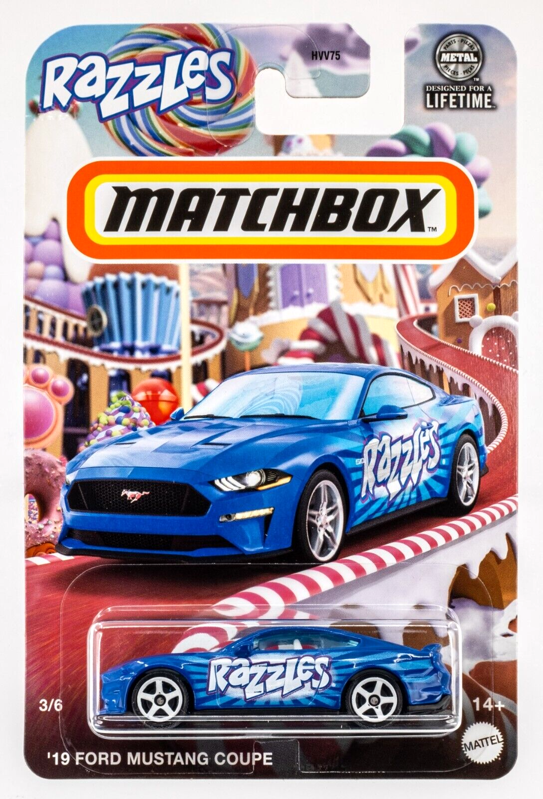 Matchbox 2024 Candy Case B Razzles '19 Ford Mustang Coupe (3/6)