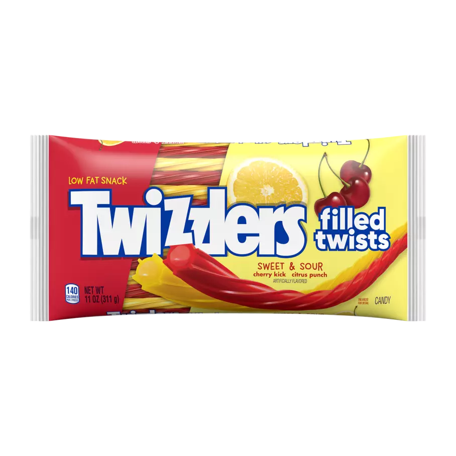 Twizzlers filled twist sweet and sour