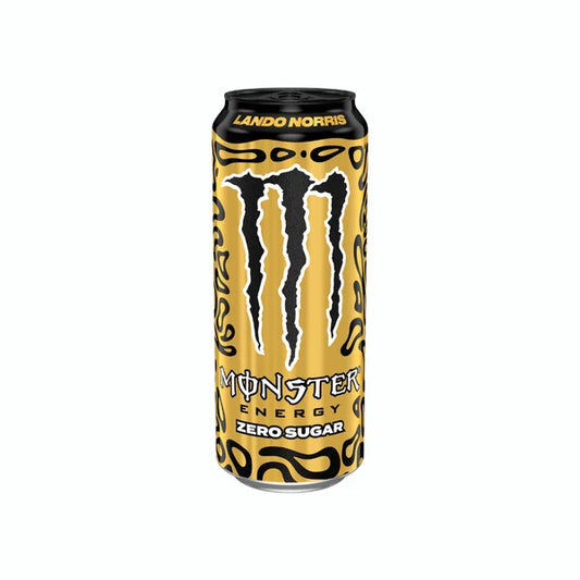 Monster Energy Lando Norris Zero Sugar Energy Drink| Zero Sugar | B Vitamins | Taurine | Guarana | Limited Edition
