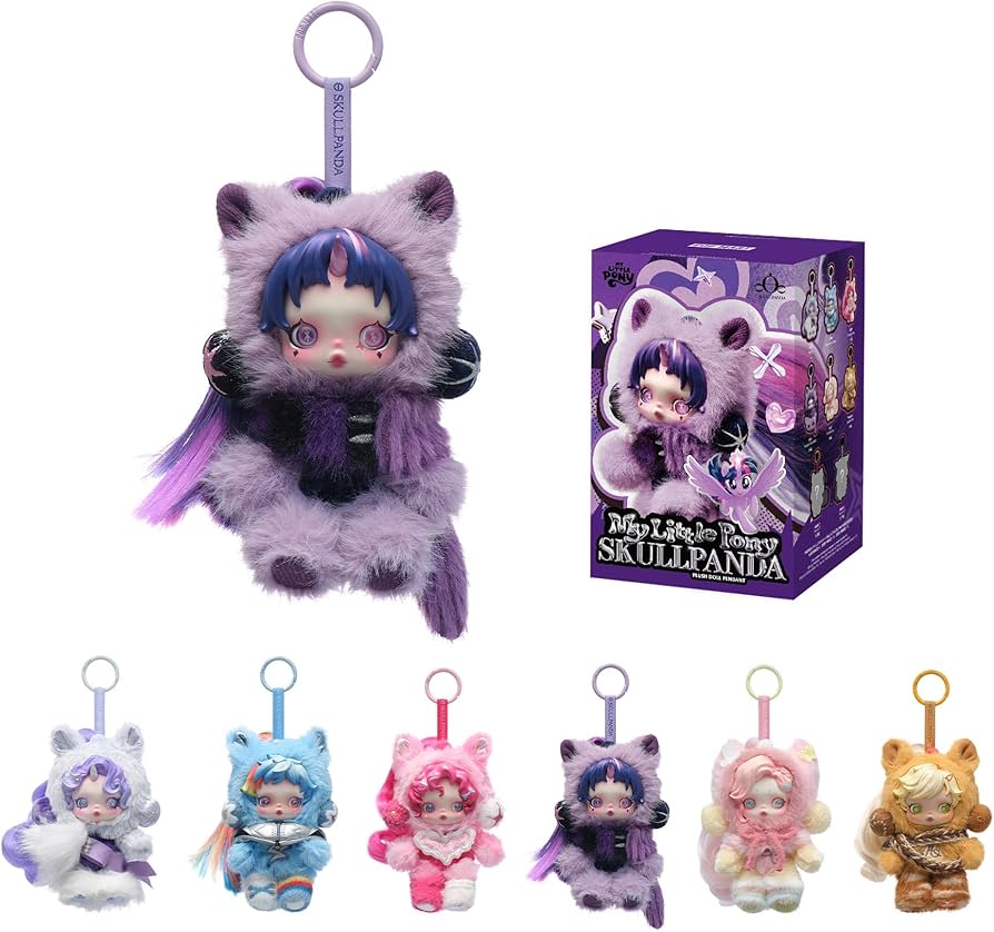 Pop mart my little pony skullpanda blind box