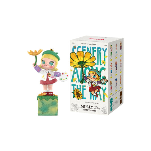 Pop mart scenery along the way molly 20th anniversary blind box