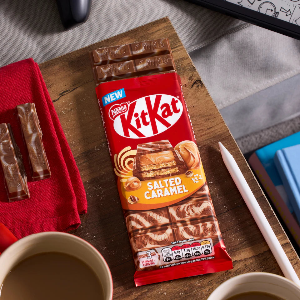 Nestle kitkat salted caramel sharing block 99g