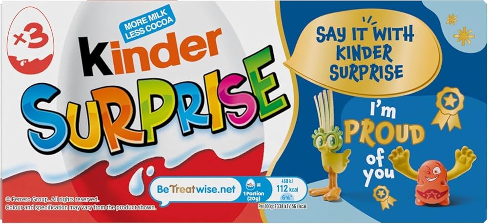كيندر سوربريسا باو باترول 3 × 20 جم