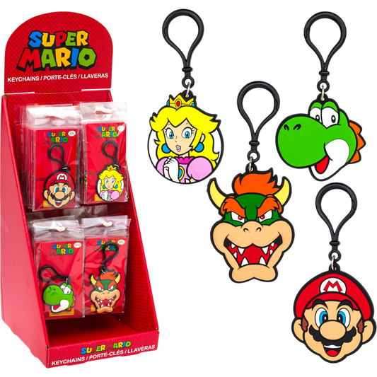 Super Mario Bros. Keychain Display