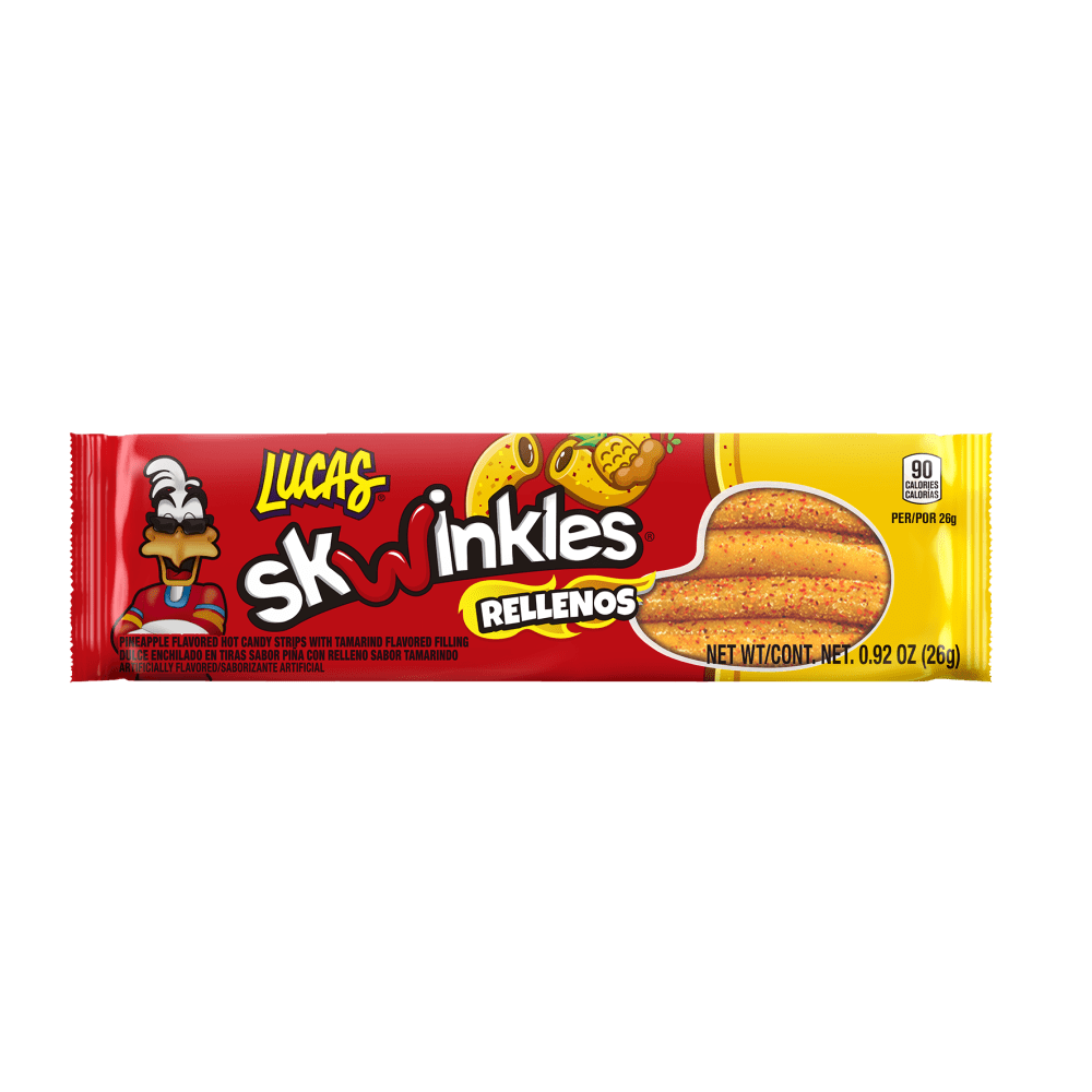 LUCAS SKWINKLES Rellenos Pineapple & Tamarind flavor 26g
