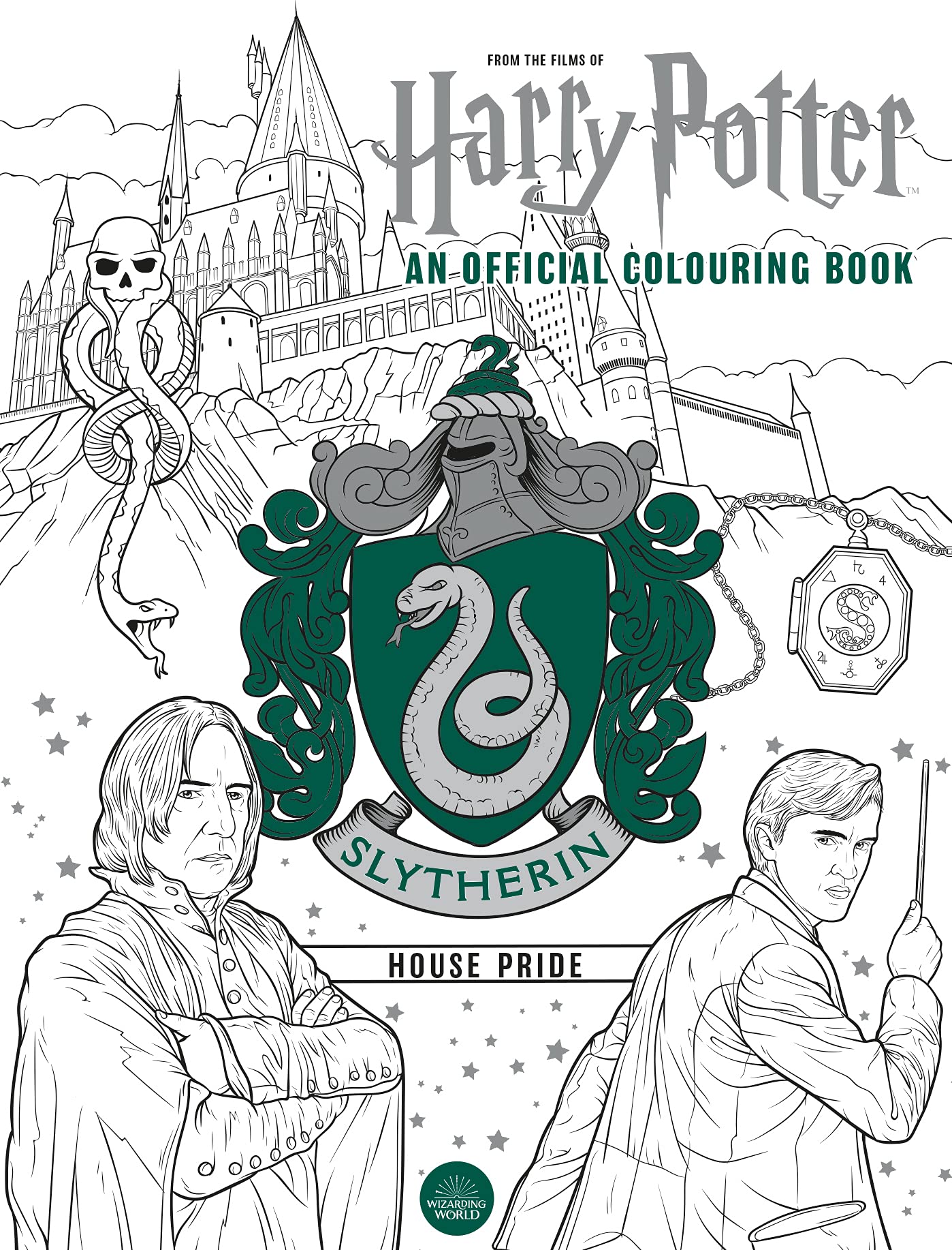 harry potter Slytherin house coloring book