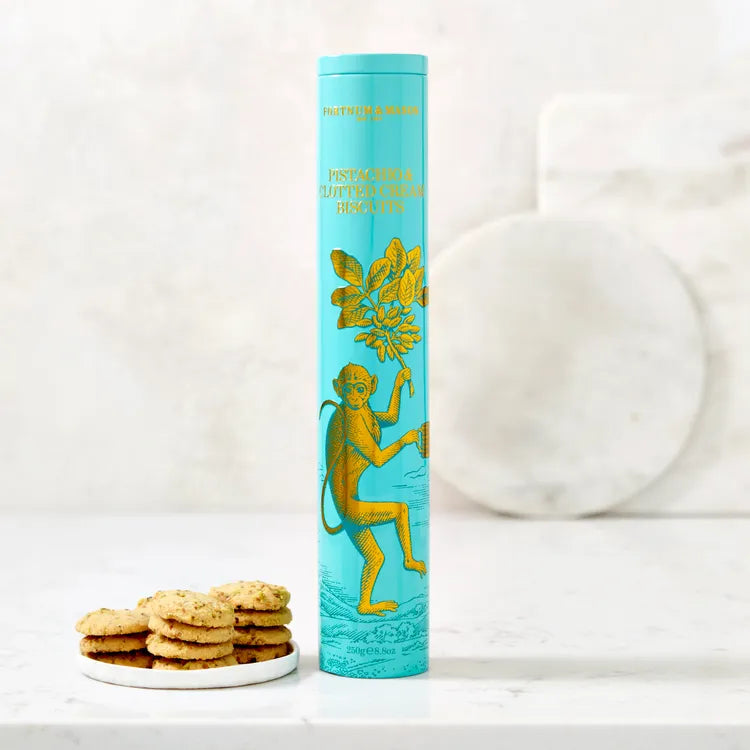 Fortnum & mason 
Pistachio & clotted cream biscuits 250g