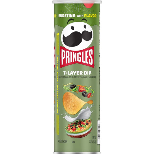 Pringles 7 layers dip flavour chips