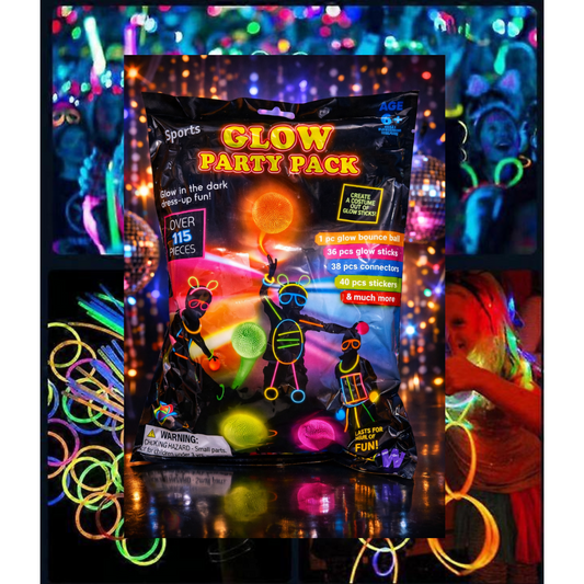Glow party pack 115 pieces