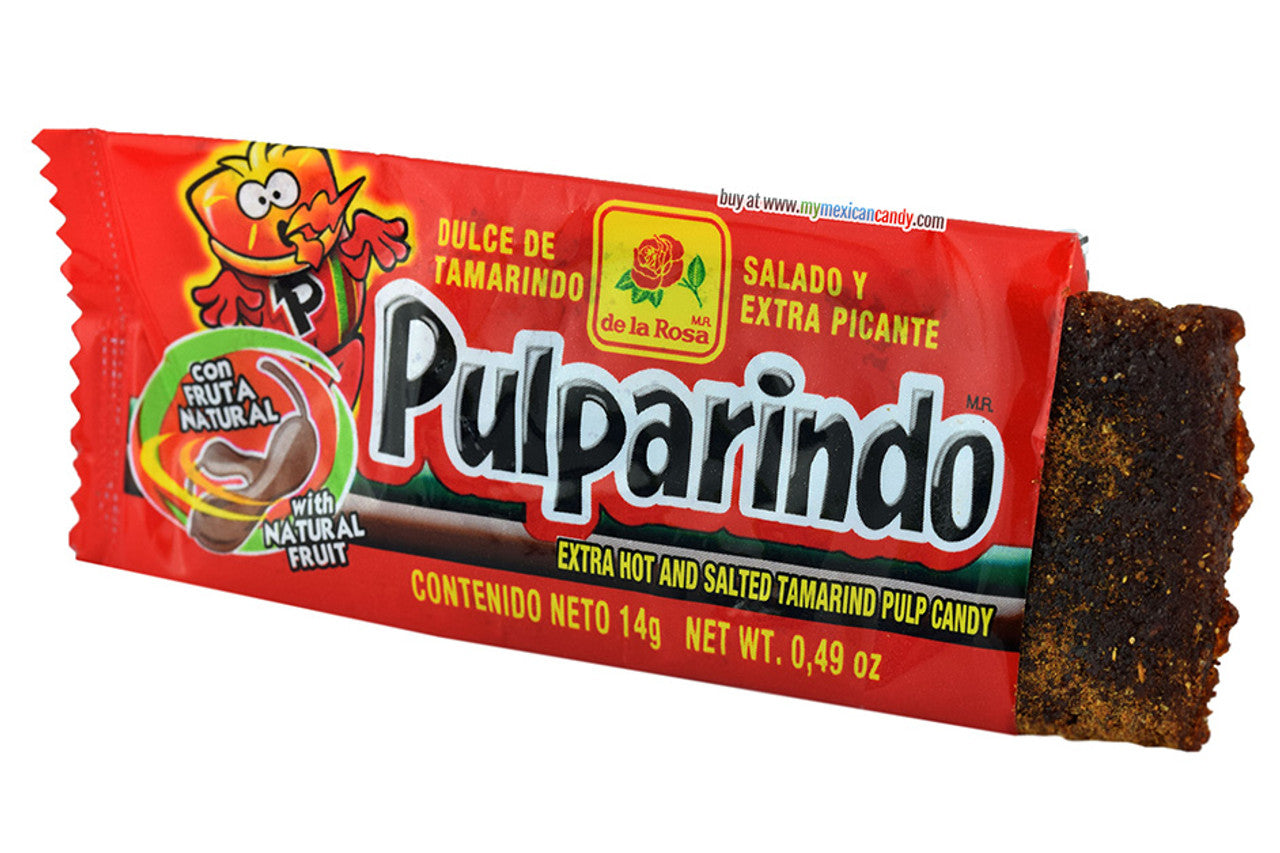 Pulparindo extra hot and salted tamarind pulp candy