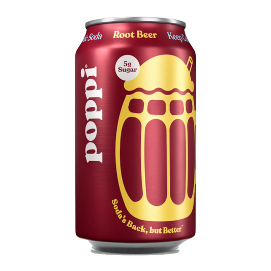 Poppi soda root beer 355 ml