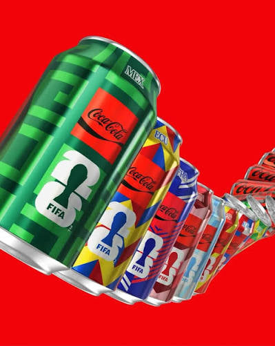 Coca cola cans world cup design regular