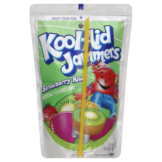 Kool aid jammers flavored water strawberry kiwi