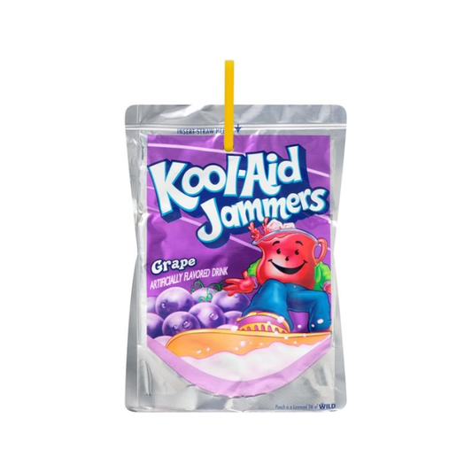 Kool aid jammers flavored water grape
