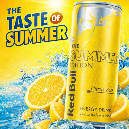 Red Bull Summer Edition Citrus Zest Energy Drink 473ml