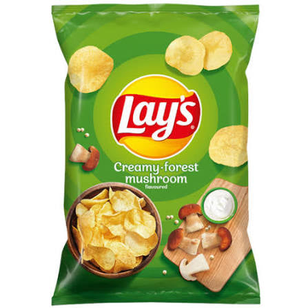 Lays mushroom and cream