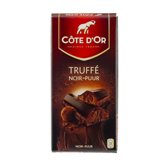 CÔTE D'OR double dark chocolate truff cacao 190g