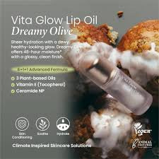 Axis-Y vita glow lip oil khad dreamy olive