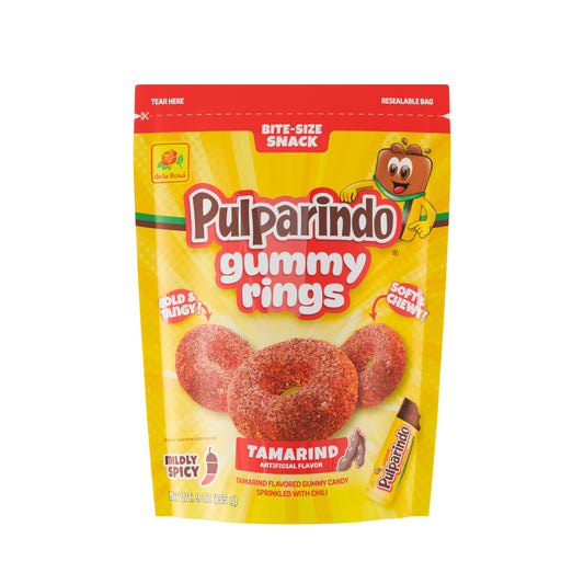 De La Rosa Pulparindo Gummy Rings Tamarind
