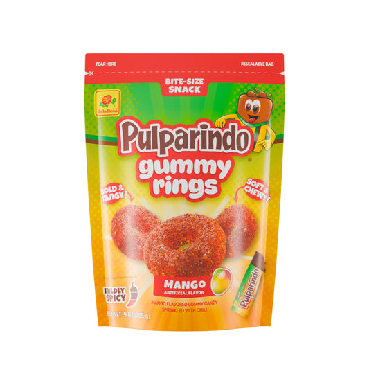 De La Rosa Pulparindo Gummy Rings Mango
