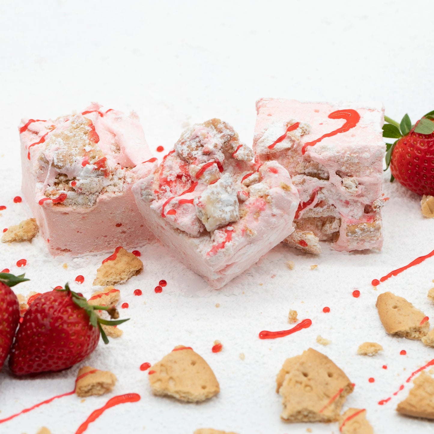 The marshmallow spot strawberry cheesecake