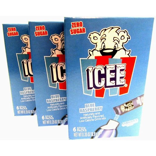 Icee blue raspberry singles to go