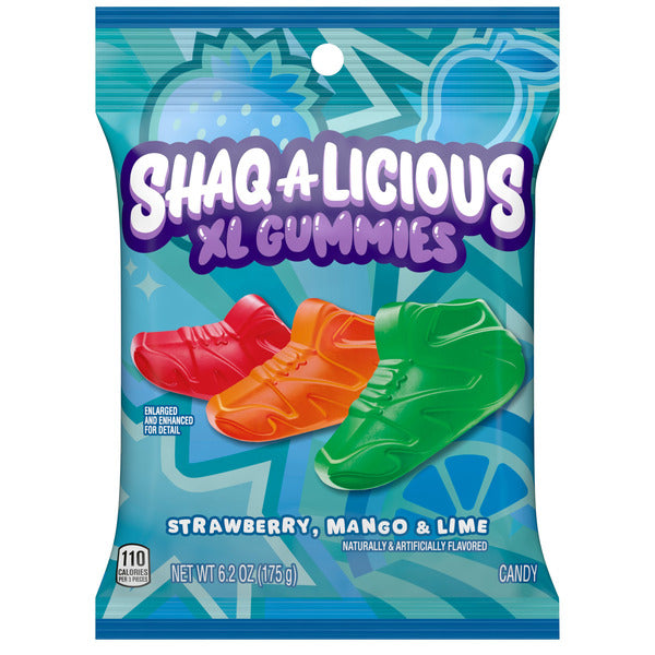 Shaq a licious xl gummies strawberry mango and lime